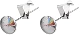 APS 10355 Thermometer für Milchkännchen, mit Clip, höhenverstellbar, Temperaturbereich 20°C bis 100°C…