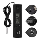 ℃/℉ Elektronisches Thermometer,optisches digitales LCD-Temperaturmessgerät mit Doppelmesssonden für…