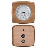 Mumusuki 2-in-1 Hygrometer Thermometer Hygrometer Dampfbad Saunaraum Zubehör Für Saunaraum Wand Dekorativ