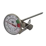 Milch- und Kaffeethermometer, Edelstahl, mit Fühler (12,5 cm)